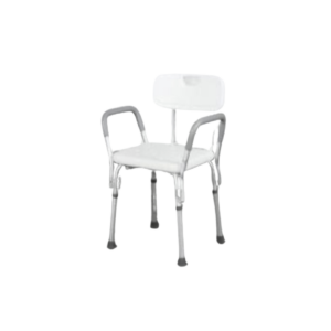 Shower Chair with Backrest & Armrest