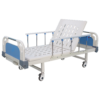 One Crank ABS Hospital Bed with 4 Section Mattress