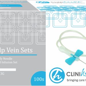 Scalp Vein Set (Butterfly Needle) 23g 30cm – 100 Clinihealth