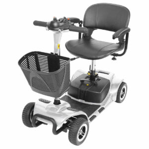 Mobility Scooter  –  with 360 degree moving seat Silver