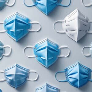 3 ply face mask black