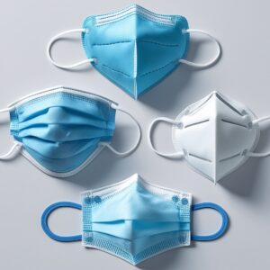 blue medical masks