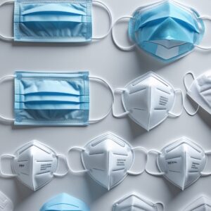 3 ply cotton mask with nose pin