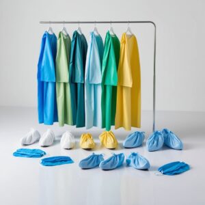 Disposable STERILE REINFORCED surgical gown - 1 unit (50gsm)