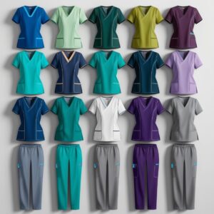 womens pink scrubs