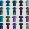 printed nursing scrubs
