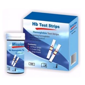 Mission HB Haemoglobin Test Strips (100/Pack)