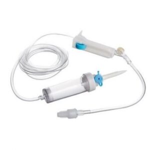 Admin Infusion Set with 1 Y site without Needle 60 drops