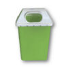 Recycle Bin with Lid - Plastic - 50L - 39 x 22 x 74 cm - LB005A