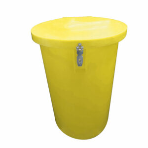 Hazardous Medical Waste Bin - Plastic - 100L - 44 x 75 cm - PA003