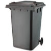 Wheelie Bin - 360L - 2 Wheel - Plastic - Black - 0237