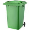 Wheelie Bin - 360L - 2 Wheel - Plastic - Green - 0216