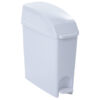 Sanitary Bin - Foot Pedal Operated - Pearl - White - 19L - SW_50