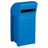 Modulus Plastic Recycle Bin - With Exterior Lid and Bin Liner - 40 x 40 x 95cm - Colour Options - RECMDOBBERECMDOLBE