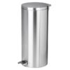 Steel Pedal Bin - 50L - Includes Inner - 305 Ø x 470 (H) mm - Brushed Stainless - PEDK005SS