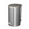 Steel Pedal Bin - 30L - Includes Inner - 305 Ø x 410 (H) mm - Brushed Stainless - PEDK003SS