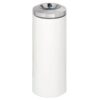 Steel Litter Bin - Free Standing - Liner - Chrome Lid - 240 Ø x 680 (H) mm - Colour Options - 784WH