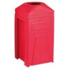 Modulus Plastic Recycle Bin - With Interior Lid and Bin Liner- 40 x 40 x 95cm - Colour Options - RECMDOBRDRECMDILRD