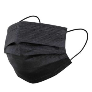 3PLY Disposable Black Face masks with Ear-loop (50’s)