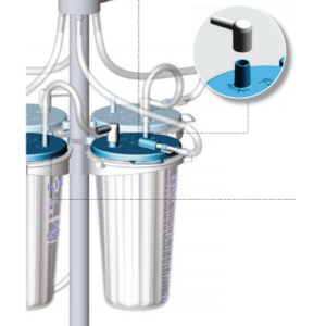 Surgical Suction Flovac Lid Connector 5’s
