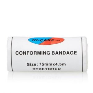 Conforming Bandage – 75mmx2.7m Hi-Care (4.5m) stretched/ 10’s