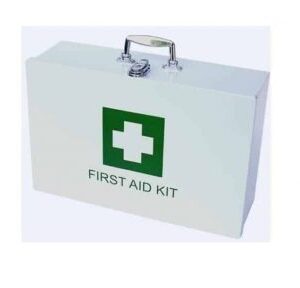Empty Metal First Aid Box Only