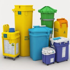 sharps disposal only, 5"x3.5"