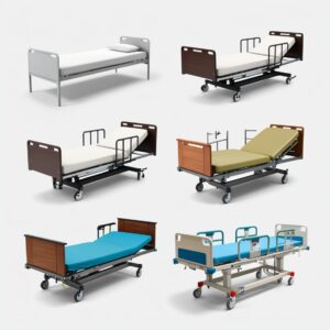 Hospital medical exam beds