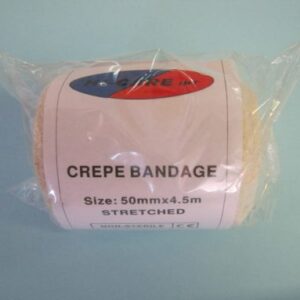 Bandage Crepe – 50mm Hi-Care 4.5m stretched
