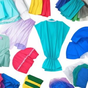 blue reusable surgical gown