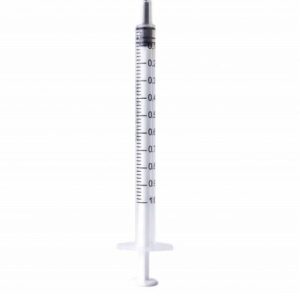 1ml Luer Slip Syringe with 27g Needle