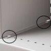 Bolted Shelving Shelf Clip - For Uni-Angle Shelf Divider - BS-SC