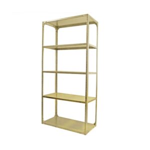 Bolted Shelving Steel Bay 5 Shelves - Uni-Angle - Five Shelf Kit - Painted - 243.8 x 91.4 x 30.5 cm - BS-P-2.4-305-5