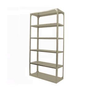 Bolted Shelving Steel Bay 6 Shelves - Uni-Angle - Six Shelf Kit - Painted - 182.9 x 91.4 x 30.5 cm - BS-P-1.8-305-6