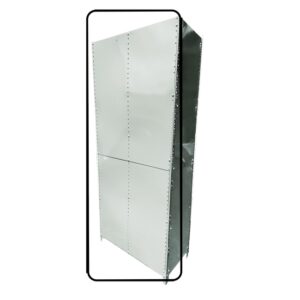Bolted Shelving Steel Back Panel - Uni-Angle - Galvanised - 99.0 x 91.4 cm - BS-G-BP-990x914