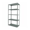 Bolted Shelving Steel Bay 5 Shelves - Uni-Angle - Five Shelf Kit - Galvanised - 182.9 x 91.4 x 38.1 cm - BS-G-1.8-381-5