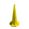 Safety Cone - Hard Plastic - Traffic Safety Barrier Cone - Jumbo - 1.8m - Yellow - SXS047Y