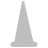 Safety Cone - Triangular - Hard Plastic - Parking Bollard - 100cm - White - MBOL1MW