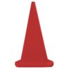 Safety Cone - Triangular - Hard Plastic - Parking Bollard - 100cm - Red - MBOL1MR