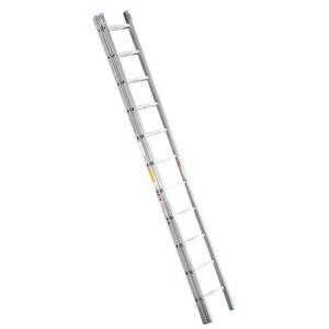 Aluminium Extension Ladder - Medium Duty - 22 Rungs - 3.40 to 6.0m