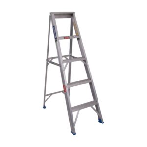 Aluminium Step Ladder - Single Sided - Domestic - 3 Step - 0.78m