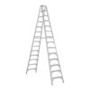 Aluminium Step Ladder - Double Sided - Heavy Duty Industrial - 14-Step - 4.20m