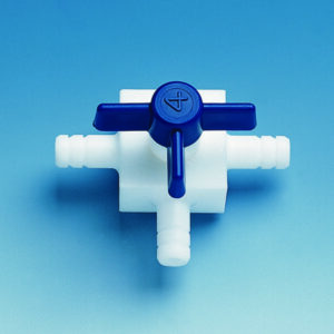 Stopcock, PTFE, PLASTIBRAND