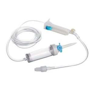 Admin Infusion Set With 1 Y Site Without Needle 60 Drops