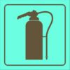 Photoluminescent Sign - Fire Extinguisher - 190 x 190mm - SIGNPFE190