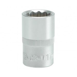 Bi-hex Socket - 12 Point - Chrome Vanadium - 1/2" Connector - Standard Length - 17mm - YT-1279