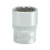 Bi-hex Socket - 12 Point - Chrome Vanadium - 1/2" Connector - Standard Length - 22mm - YT-1284