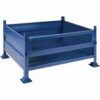 Stillage Bin - Stackable Steel Bin - Half Drop Side - Blue - 900Kg - SBD3218