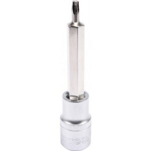 Torx Bit Socket - Male - Chrome Vanadium - 1/2" Connector - Long - T25 x 100mm - YT-04321