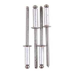 Rivets - Aluminium - 4.8 x 12mm - Pack of 100 - TOOR1665
